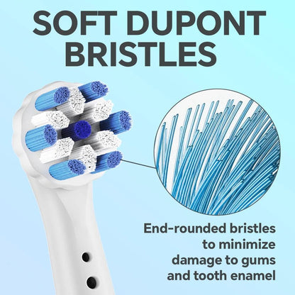 4 8 12 Pack Toothbrushes Head, Compatible with Oral B iO 2/3/4/5/6/7/8/9/10 Series Electric Toothbrush Replacement Brush Heads