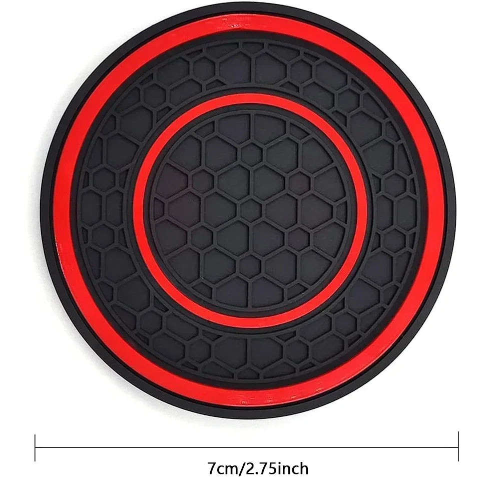 New 2-piece Anti Slip Mat, Car Coaster, Durable Car Cup Holder, Coaster, Universal, Dust-proof Protection for Car Interior