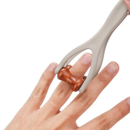Finger Massager Dual-Row Roller Design Easy Use Relieve Finger Fatigue Promote Blood Circulation Portable Roller Finger Massager