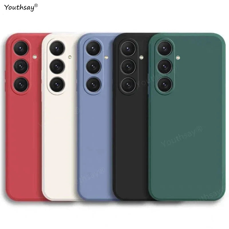 For Samsung Galaxy A16 Case Cover Samsung Galaxy A17 A16 A56 A36 A15 Funda Coque Soft Original Liquid Silicone Case Samsung A16