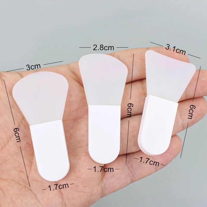 3Pcs Silicone Facial Mask Brush Professional Mud Cream Brushes Facial SkinCare Tools Mud Film Applicator DIY Tool Beauty Salon