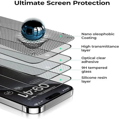 Matte Tempered Glass Screen Protector for iPhone