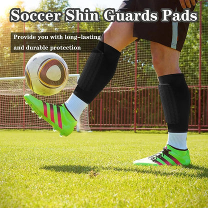 1Pcs Soccer Shin Guards Pads for Youth Adult, Shin Defender Shin Guards Kids, Calf Compression Sleeve with Honeycomb Pads