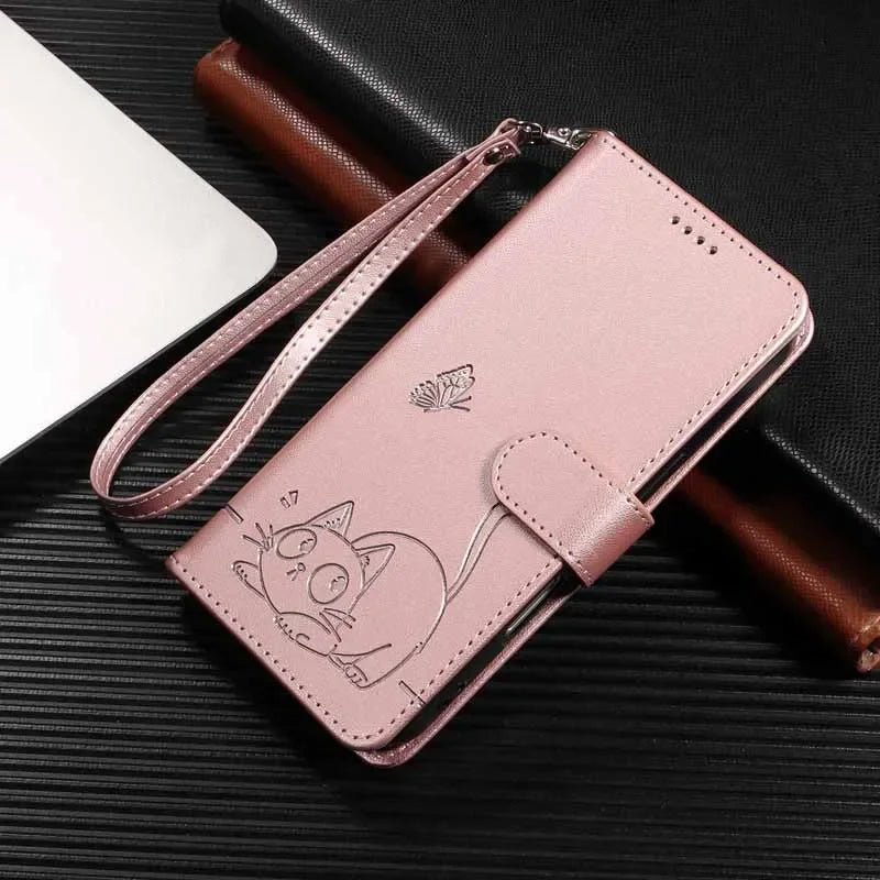 Wallet Leather Case For Samsung Galaxy S25 Ultra S24 Plus A15 A25 A35 A55 A16 A26 A36 A56 S25 Edge S25+ FE 5G Flip Phone Cover