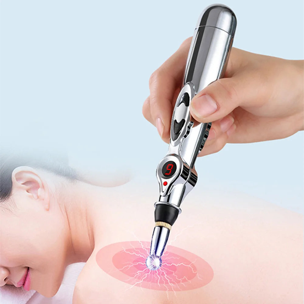 Electric Acupuncture Massage Pen – 9-Level Pulse Therapy