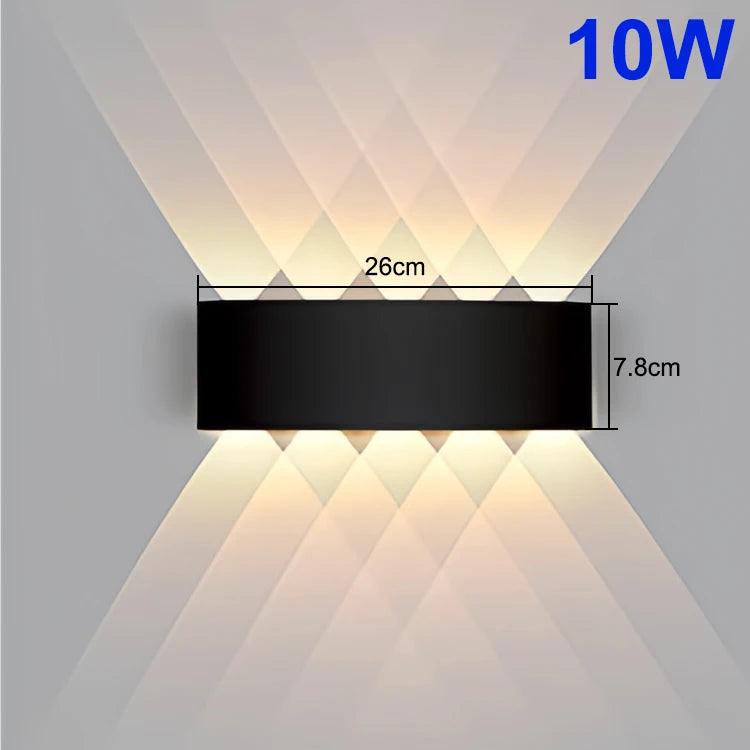 Up and Down LED Wall Lamp – Indoor & Outdoor, Waterproof