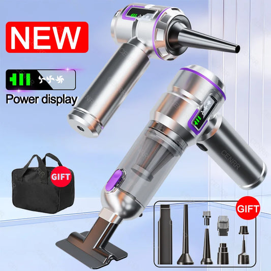 Car Vacuum Cleaner 998000PA Cordless Powerful Portable Mini Car Vacuum Cleaner for Home Handheld Blower Car Cleaner