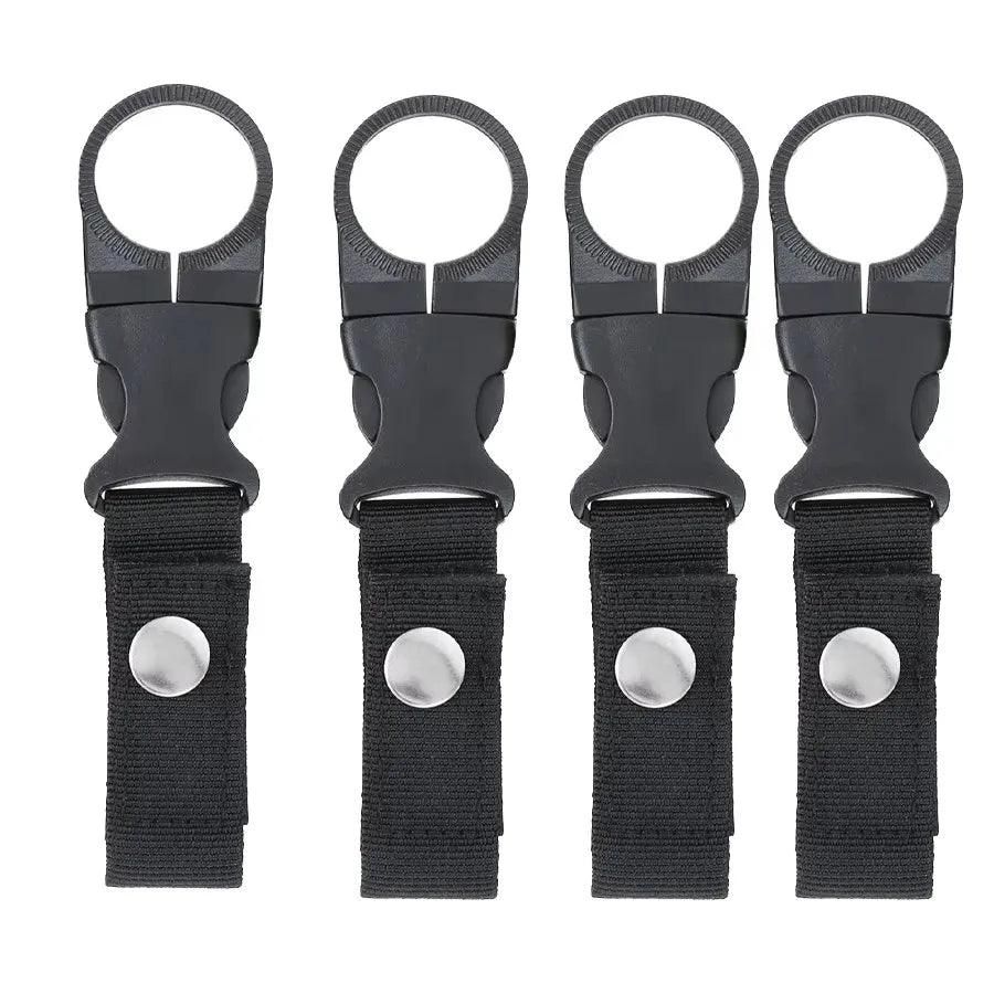 Webbing Buckle Hook Water Bottle Holder Clip Outdoor Nylon EDC Climb Carabiner Belt Backpack Hanger Camp Carabiner Belt Clip