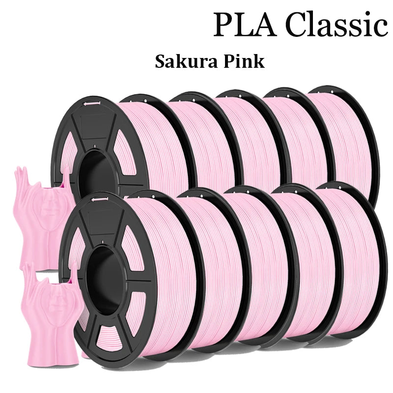 TECBEAS PLA Claissc 3D Printer Filament Neatly Wound Coloful High Toughness 1.75mm FDM For Fast Delivery Support Custom Colors