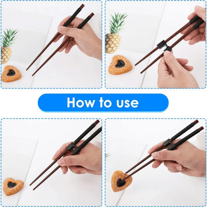 5PCS Reusable Chopsticks Trainer Helper Set
