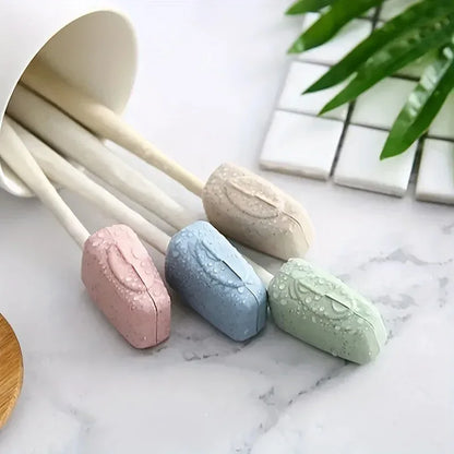 4pcs toothbrush head cover, travel portable toothbrush box, toothbrush protective cover, toothbrush box - Urbizia