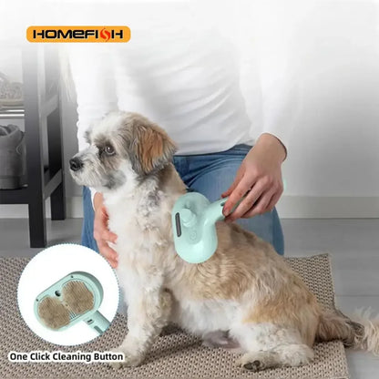 Steam Spray Dog Grooming Brush Unique Steam Brush For Dogs Luxury Grooming Brush Dog Steam Brush - Urbizia