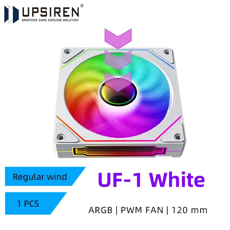 UPSIREN UF-1 PRISM 4 PRO 120mm ARGB PWM Case Fan
