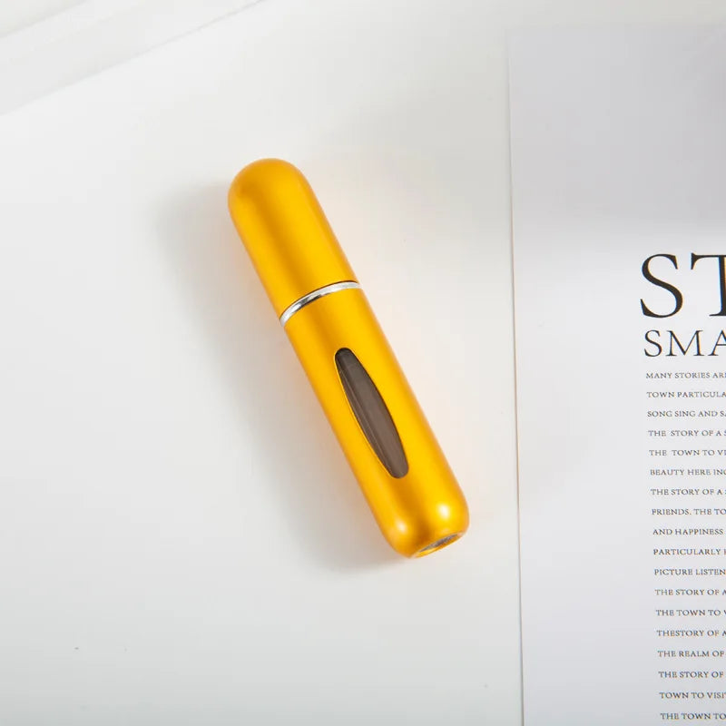 1/3/5/10pcs travel Leak portable mini perfume bottle with Bottom Fill Function aluminum refillable 5ml spray bottle