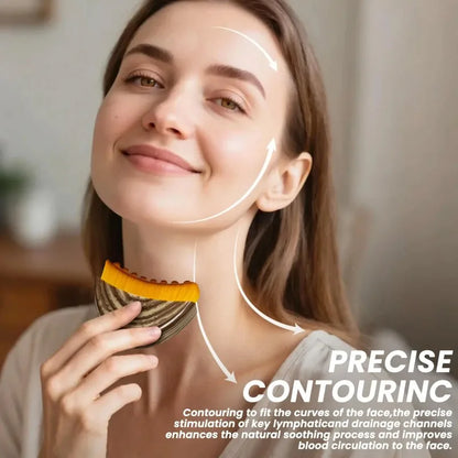 Lymphatic Contour Face Brush for Jawline Sculpting