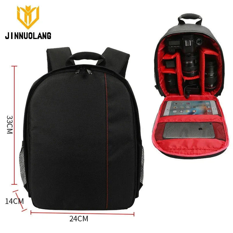 Shoulder Camera Bag Backpack Suitable for Canon, Nikon, Sony Digital Mirrorless Camera Bag, lightweight, Professional, Large Cap