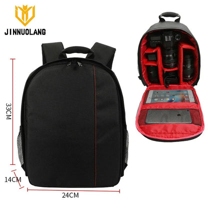 Shoulder Camera Bag Backpack Suitable for Canon, Nikon, Sony Digital Mirrorless Camera Bag, lightweight, Professional, Large Cap