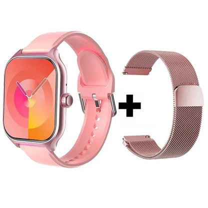 Smart Watch Men 2.01 Inch AMOLED Screen Waterproof Multiple Sport Mode Fitness HD Bluetooth Calls Smartwatch Men Women Bracelet - Urbizia