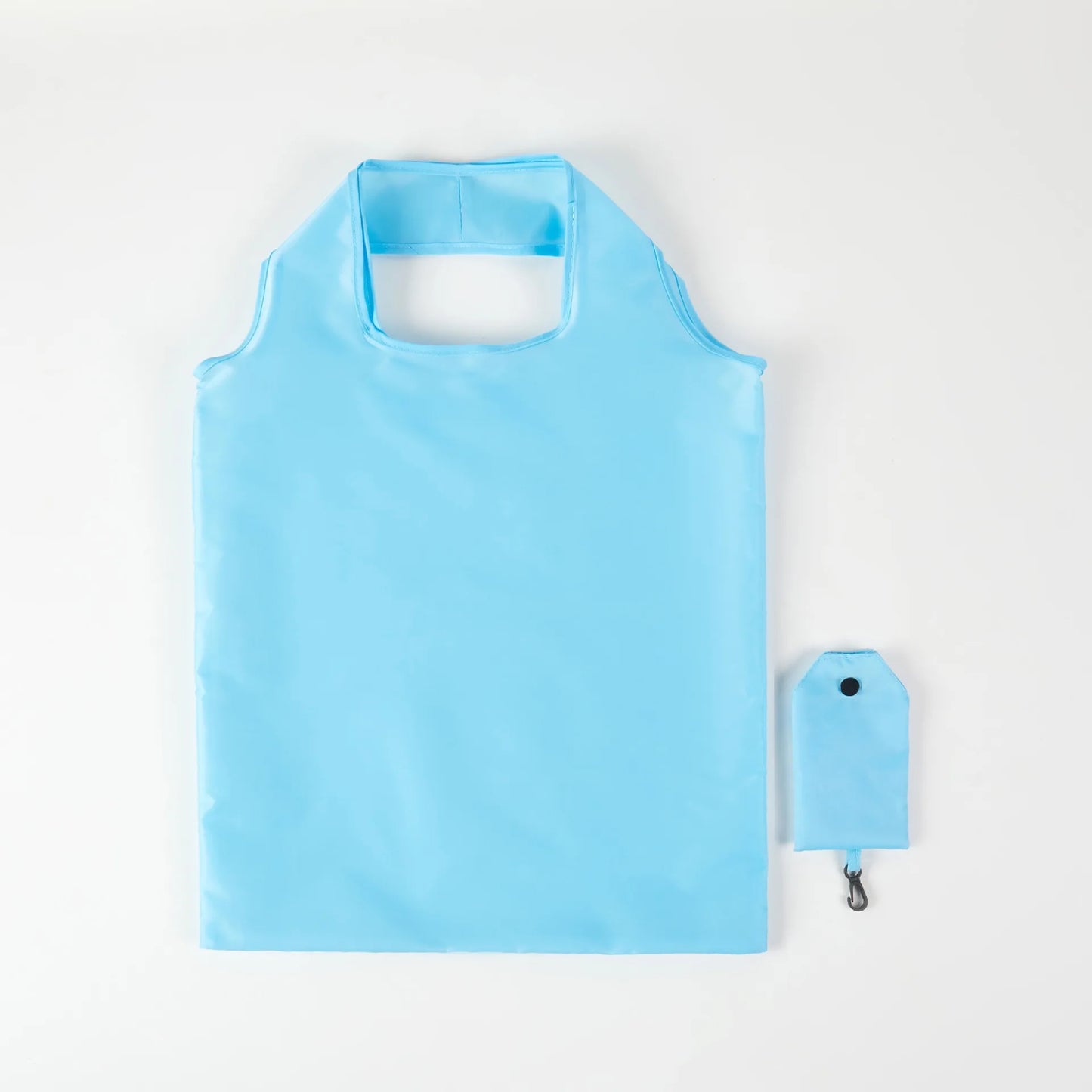 In The Case of Women's Solid-color Eco-friendly, Foldable and Reusable Shopping Bags for Polyester Travel Groceries