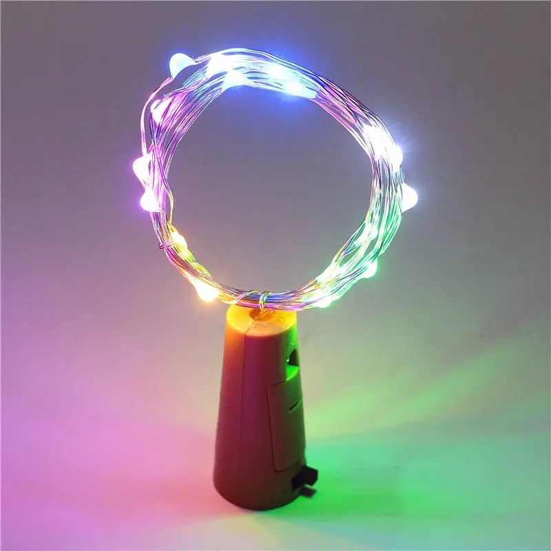 Bar LED Wine Bottle Cork String Lights (2M)