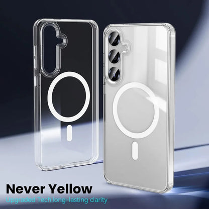 For Magsafe Phone Case For Samsung Galaxy S26 Ultra Case Samsung S26 S26+ S 26 Plus Magnetic Charging Acrylic Clear Cases Cover