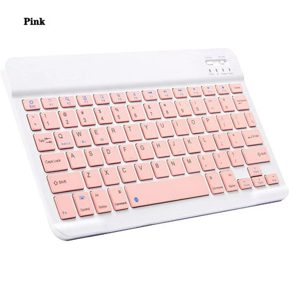 10 lnch Wireless  Bluetooth Mini Keyboard For iPad Phone Tablet Portable Bluetooth Keyboard and Mouse For Samsung Xiaomi Android