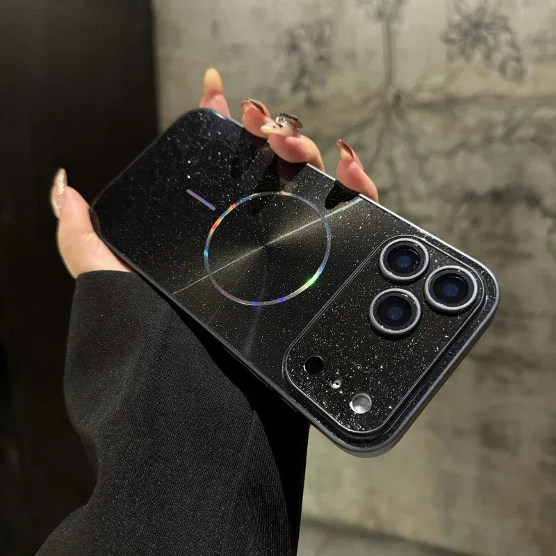 Magnetic Glitter Aurora MagSafe Case for iPhone