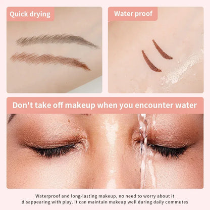 1PC eyeliner pen waterproof, fast drying, durable, smooth and easy to color, creating natural eye makeup - Urbizia