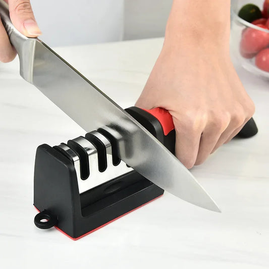 4-Slot Kitchen Knife Sharpener Multi-Function Tool