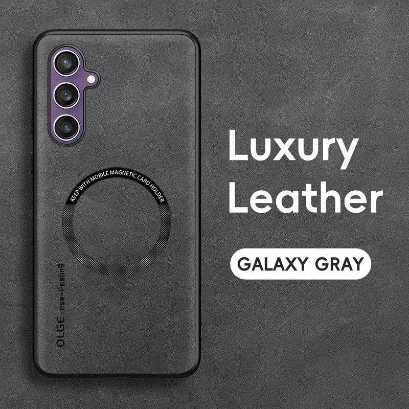 Magnetic MagSafe Leather Case for Samsung Galaxy Ultra Series