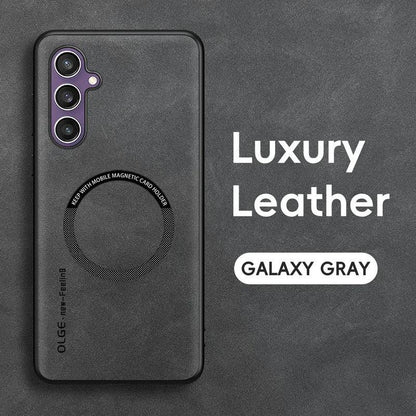 Magnetic MagSafe Leather Case for Samsung Galaxy Ultra Series