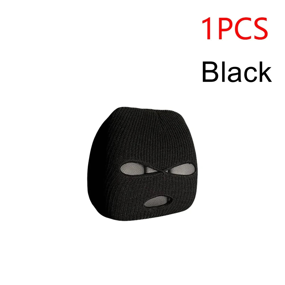 Universal Car Headrest Cover Funny Car Seat Face Mask Ski Mask Wrap Protection Vehicle Front Head Rest Protectors Accessories