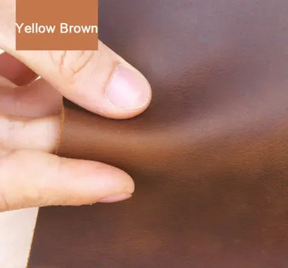 Leather Crazy Horse Oil Tanned Cowhide1-2mm Thick Craft DIY Choice Size & Color