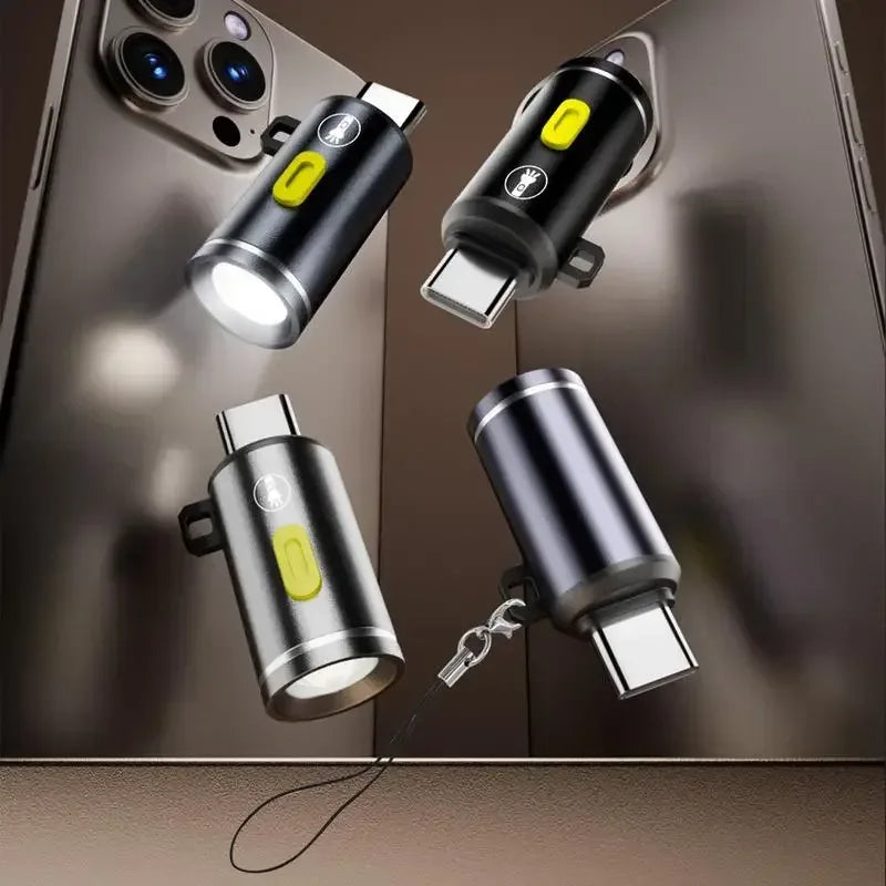 Type-C Rechargeable Mini LED Flashlight - Urbizia