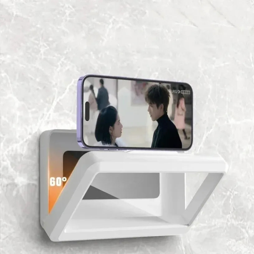 1PCS Bathroom Wall Waterproof Phone Case 360° Rotation Phone Holder Stand for iPhone Samsung Xiaomi Kitchen Cellphone Bracket