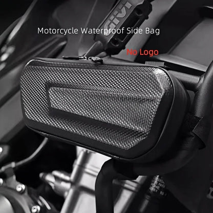 Large Capacity Motorcycle Side Bag - Universal No Logo Saddlebag, Waterproof Multifunctional Storage Pouch