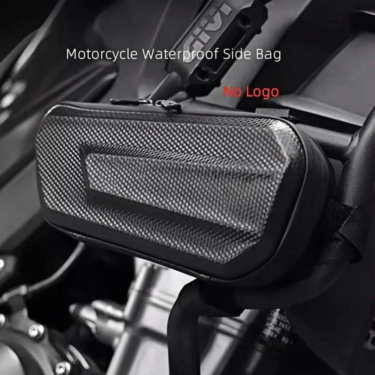 Waterproof Motorcycle Hard Shell Side Bag – Universal Saddlebag, Left, Right or Pair