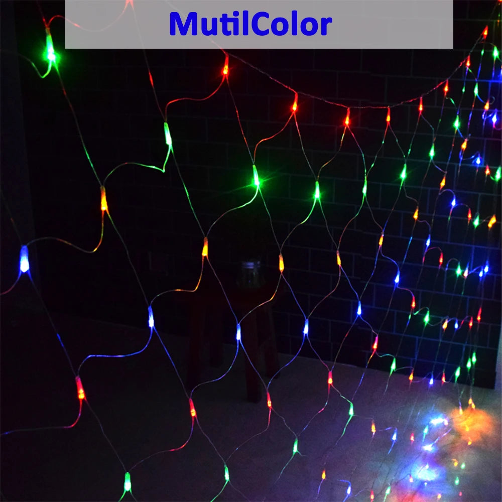 LED Net Lighting String – Outdoor Waterproof Fairy Lights