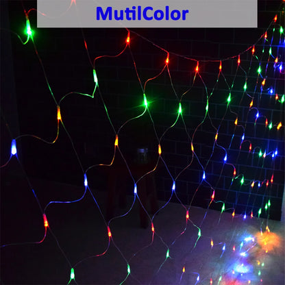 LED Net Lighting String – Outdoor Waterproof Fairy Lights