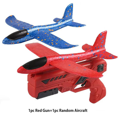 Children's Foam Ejection Aircraft Toys Parent-Child Interaction Outdoor Foam Aircraft Park