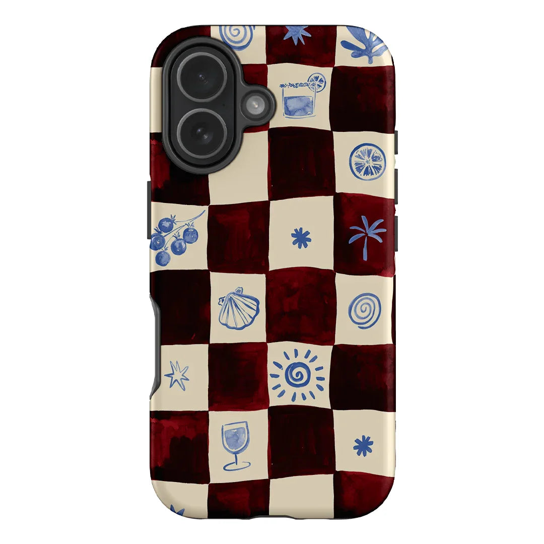 Luxury Clmj Summer Beach Phone Case for iPhone 17 17e 16e 16 15 14 13 12 11 X XS XR Air Pro Max Plus Double-layer Back Cover