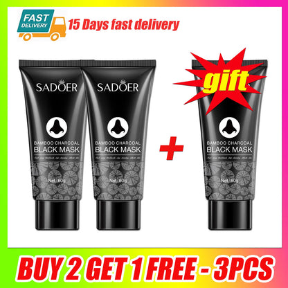 1/3/5/10PCS Bamboo Charcoal Nose Blackhead Remover Mask Deep Cleansing Shrink Pore Mask Skin Care Nose Black Dots Pore Skin Care