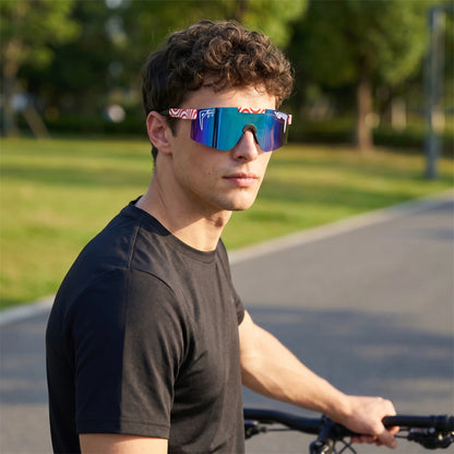 Youth Stylish Windproof Sunglasses Men Women Anti-Dust Colorful Goggles for Skateboard Cycling Hiking Running Outdoor Sports
