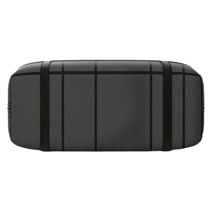 Large Capacity Portable Folding Duffel Bag Hand-Held Clothing Storage with Double Zipper Padded Wardrobe Organizer for Moving