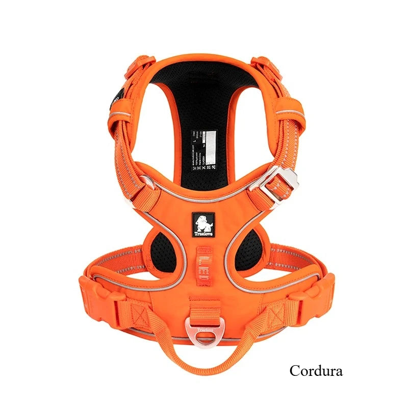 Truelove Pet Harness Fashionable Nylon Durable Dog Harness Reflective Breathable Padded Training Vest Luxury Pet Accessories
