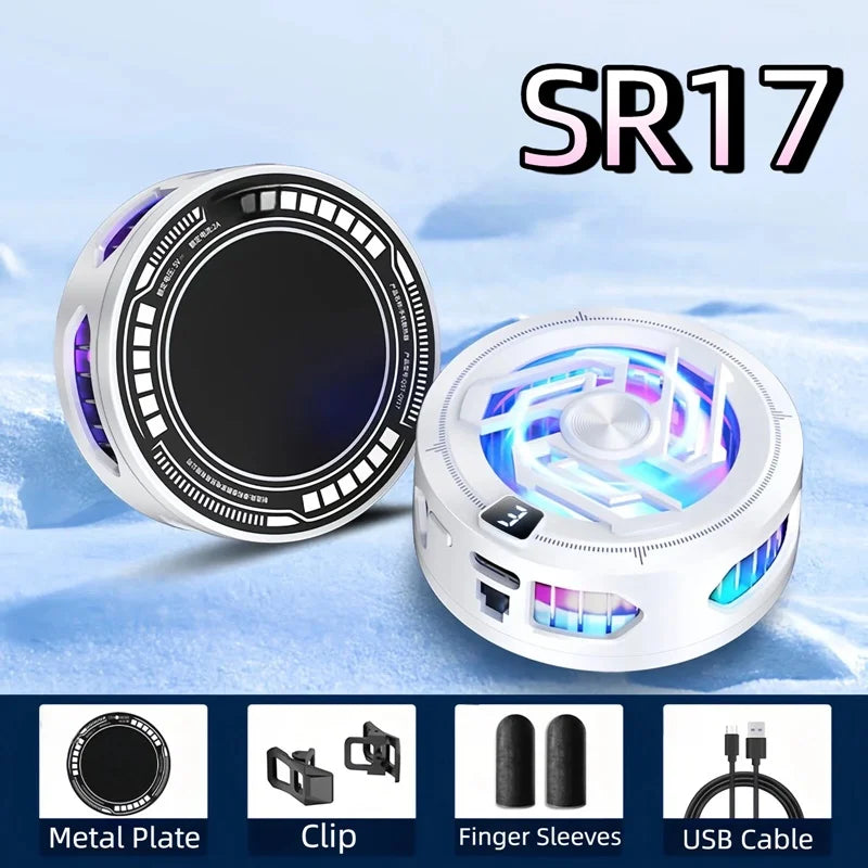 K20 Magnetic Semiconductor Phone Cooler with RGB & Display