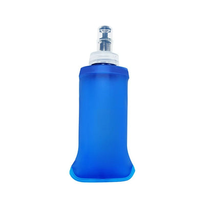 Foldable Silicone Water Bottle with Bite Valve, 150ml/250ml/500ml Lightweight Travel Bottle, No Leakage for Hiking Running Campi