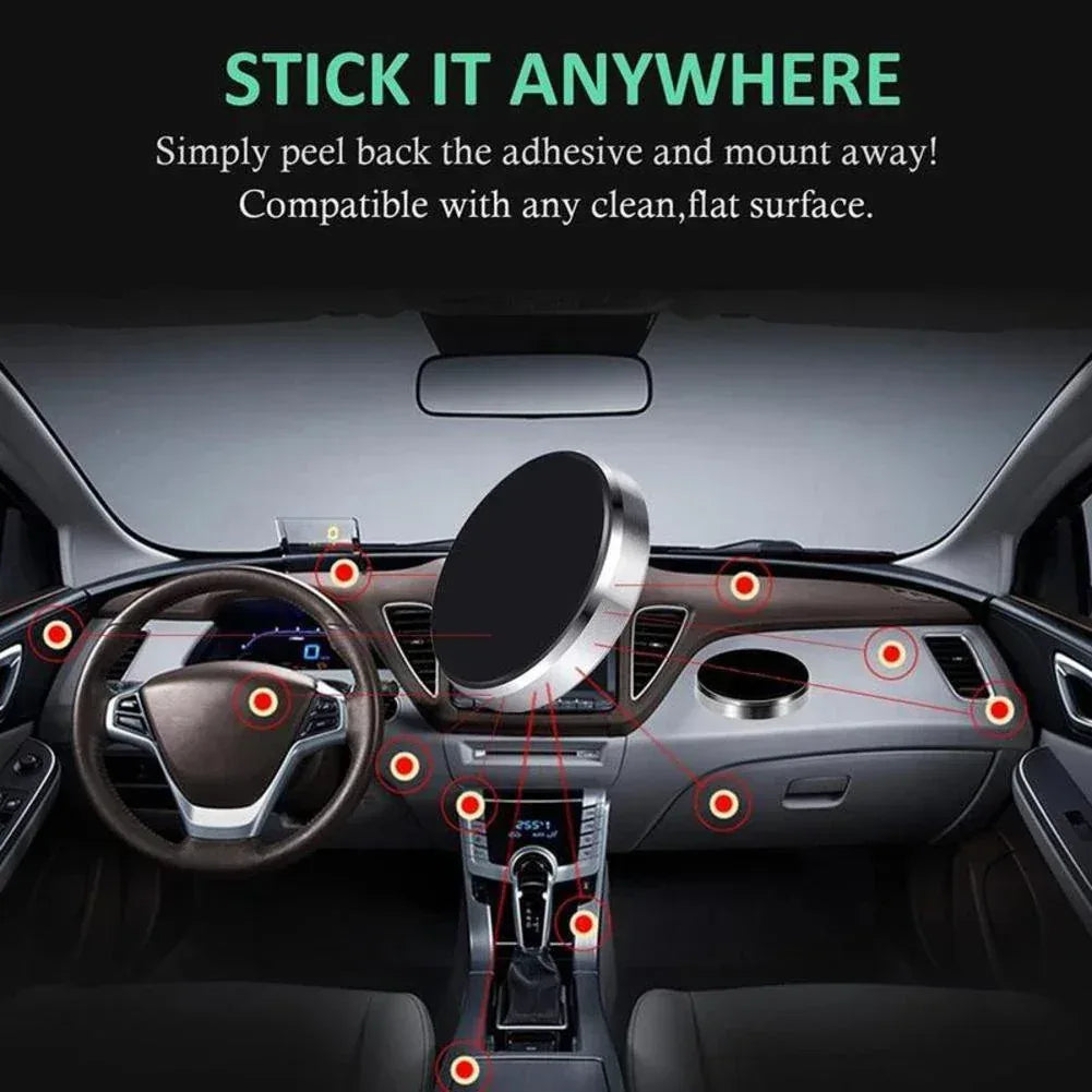 360° Magnetic Car Phone Holder – Universal Dashboard & Wall Mount - Urbizia