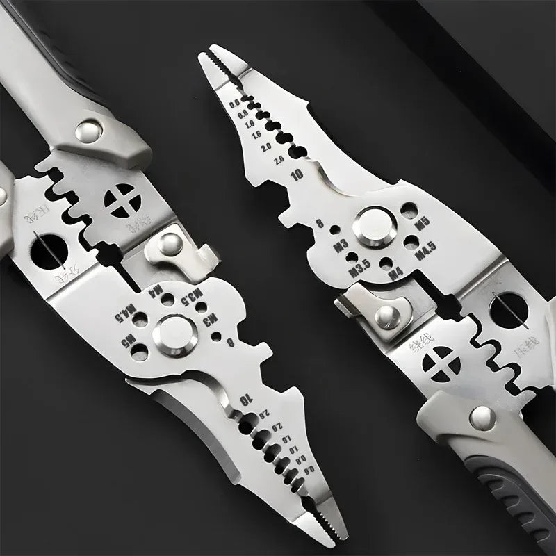 8.5-Inch Multifunctional Wire Stripping Pliers - Urbizia