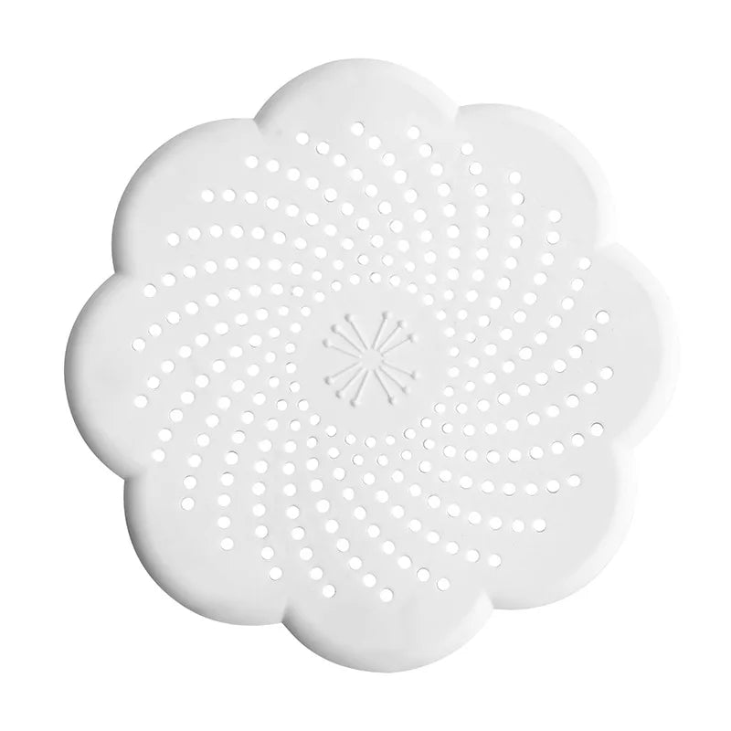 Sink Strainer Protector Silicone Shower Drain Cover Hair Catcher Covers Drain Protector for Showers Bathtub Bathroom and Kitchen